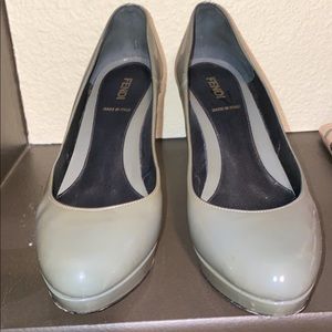 Authentic fendi  pump